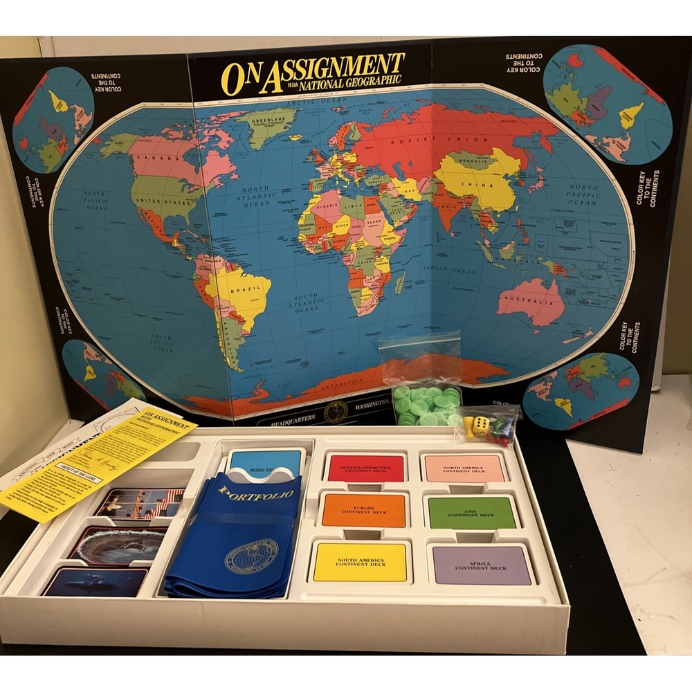 On Assignment with National Geographic Board Game - New Opened Box Complete‎